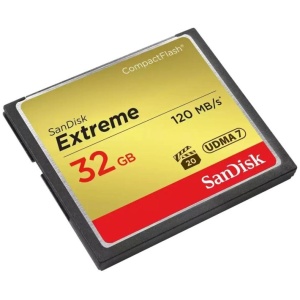 SanDisk 32GB Extreme CompactFlash card UDMA 7 VPG-20 spominska kartica