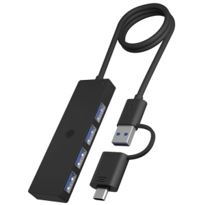 Icybox IB-HUB1424-C3 4-Port Hub s priključkom USB-C in USB-A 3.2 Gen 1