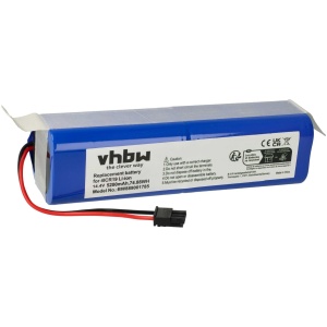 <p>Odlična nadomestna baterija, ki bo vašemu robotskemu sesalniku omogočila nemoteno delovanje.&nbsp;</p><b>Opis:</b><br><ul><li>Nadomestna baterija je izdelana po zasnovi in tehnologiji nemškega proizvajalca VHBW, kar zagotavlja odlično kvaliteto<br></li><li>Najsodobnejša tehnologija omogoča veliko ciklov polnjenja in praznjenja<br></li><li>Li-Ion celice so prijazne okolju, obenem pa zagotavljajo delovanje brez spominskega učinka<br></li><li>Termično stikalo ščiti baterijske celice pred pregrevanjem, prenapolnitvijo in kratkim stikom<br></li><li>Visoka kapaciteta baterije, podaljšan čas delovanja pri mirovanju naprave, zelo počasno samopraznjenje<br></li><li>100% kompatibilnost z originalno baterijo</li><li>Baterijo polnimo z originalnim ali nadomestnim polnilcem</li><li>Certifikati CE in ROHS</li></ul><br><br><p><b>Originalne oznake:</b><br></p><ul><li>PA89<br></li><li>PA61</li></ul><br><p><b>Primerno za:</b></p>Eufy:<br><ul><li>RoboVac X8, T2262311<br></li><li>RoboVac X8 Pro, T2266G11</li><li>RoboVac X8 Pro SES, T2276G11</li><li>Robovac Clean X8 Pro</li><li>RoboVac X8 Hybrid</li><li>T226X</li></ul><br><b>Lastnosti:</b><ul><li>Proizvajalec: VHBW</li><li>Barva: modra</li><li>Vrsta: Li-Ion</li><li>Napetost: 14,4 V</li><li>Kapaciteta: 5.200 mAh (74,88 Wh)</li></ul><br>