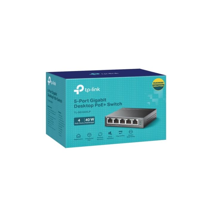 TP-LINK 5-Port Gigabit desktop switch stikalo z 4-Port PoE+ - slika 2