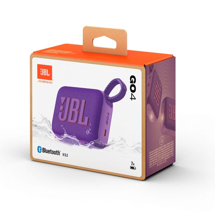 JBL GO 4 Bluetooth prenosni zvočnik, vijoličen - slika 4