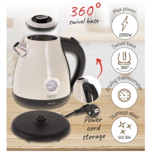 Camry Električni grelnik vode creme s termometrom 1