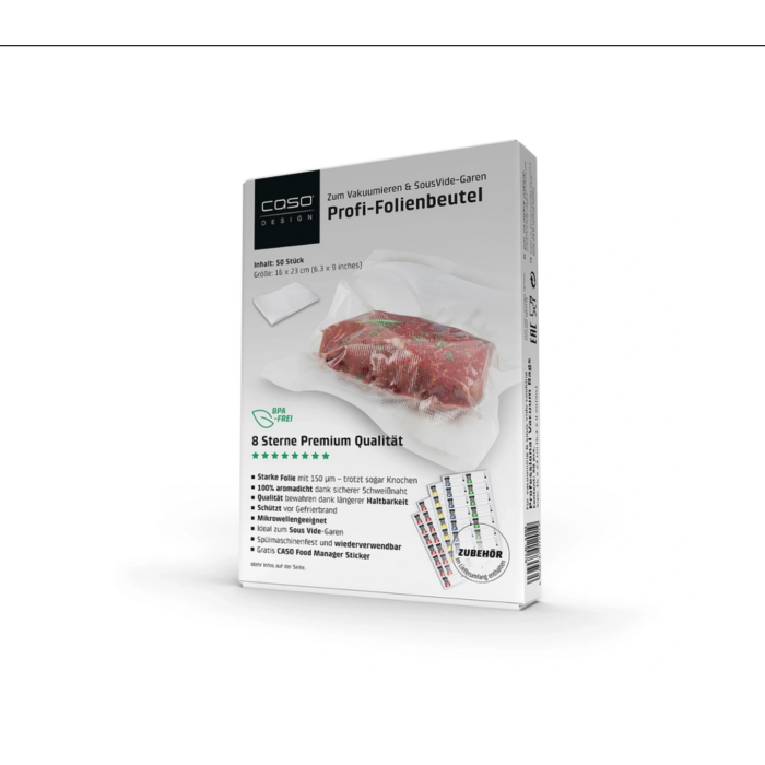 CASO 8-zvezdične vakuumske vrečke 16x23 cm