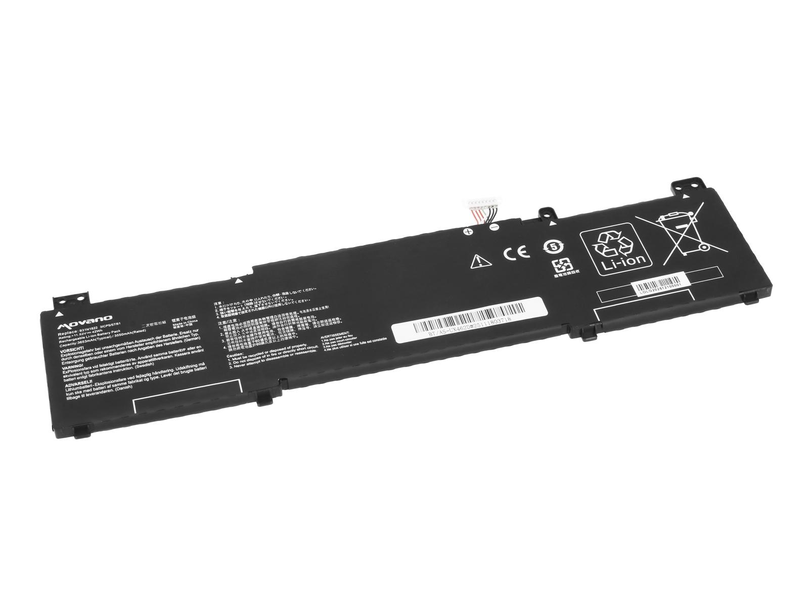 Baterija za Asus Flip 14 UM462DA / UX462DA, B31N1822, 3600 mAh - slika 2