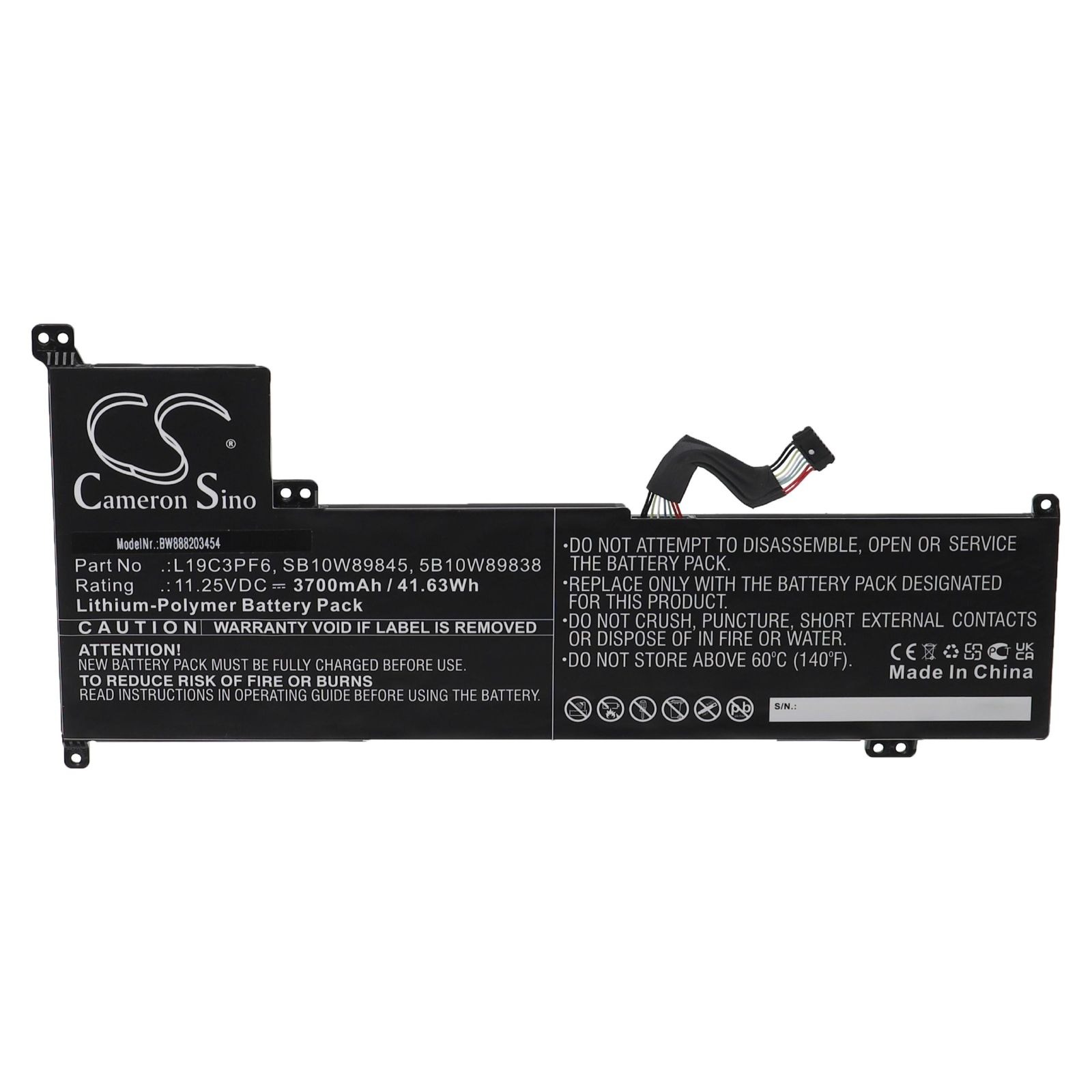 Baterija za Lenovo IdeaPad 3 17ADA05 / IdeaPad 3 17ARE05 / 17IML05, 3700 mAh - slika 2