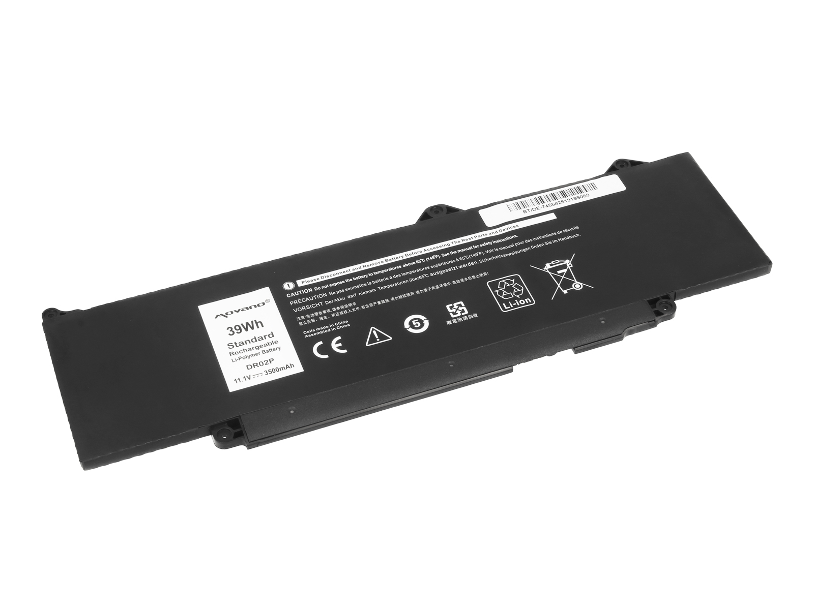 Baterija za Dell Latitude 14 5450 / Latitude 15 5550, 3500 mAh - slika 2