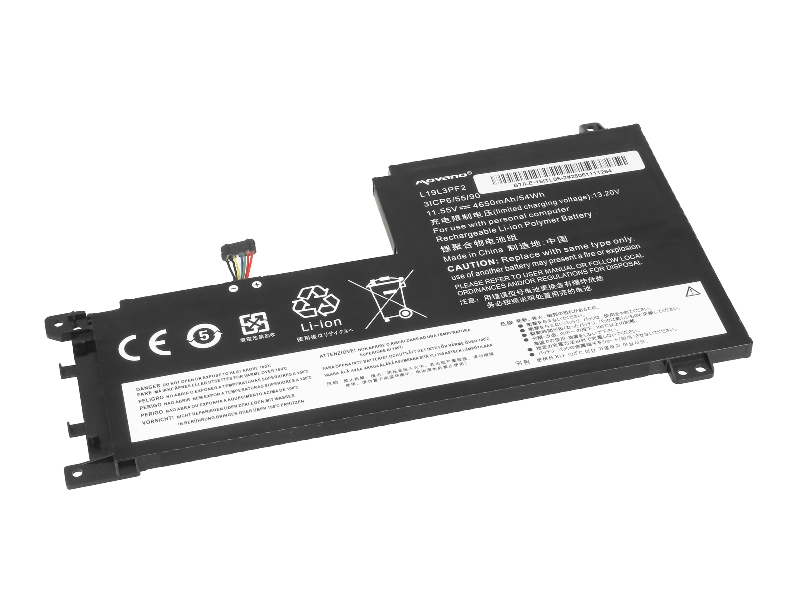 Baterija za Lenovo IdeaPad 5-15ABA7 / 5-15ALC05 / 5-15ITL05, 4650 mAh - slika 2