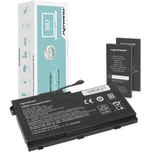 <b>Opis:</b><br><ul><li>Nadomestna baterija je izdelana po zasnovi in tehnologiji nemškega proizvajalca Patona, kar zagotavlja odlično kvaliteto<br></li><li>Najsodobnejša tehnologija omogoča veliko ciklov polnjenja in praznjenja<br></li><li>Li-Polymer celice so prijazne okolju, obenem pa zagotavljajo delovanje brez spominskega učinka<br></li><li>Termično stikalo ščiti baterijske celice pred pregrevanjem, prenapolnitvijo in kratkim stikom<br></li><li>Visoka kapaciteta baterije, podaljšan čas delovanja pri mirovanju naprave, zelo počasno samopraznjenje<br></li><li>100% kompatibilnost z originalno baterijo</li><li>Baterijo polnimo z originalnim ali nadomestnim polnilcem</li><li>Certifikati CE in ROHS</li></ul><br><br><p><b>Originalne oznake:</b><br></p><ul><li>AI06XL<br></li><li>808397-421</li><li>HSTNN-C86C</li><li>HSTNN-LB6X</li><li>808451-001</li><li>808451-002</li><li>A106XL</li><li>AI06096XL</li><li>AI06096XL-PR</li></ul><br><p><b>Primerno za:</b></p>HP:<br><ul><li>ZBook 17 G3, ZBook 17 G3 V1Q04UT, ZBook 17 G3 V1Q08UT, ZBook 17 G3 T7V62ET, ZBook 17 G3 T7V67EA, ZBook 17 G3 V1Q05UT, ZBook 17 G3 X9T88UT, ZBook 17 G3 TZV66eA, ZBook 17 G3 M9L94AV, ZBook 17 G3 T7V64ET, ZBook 17 G3 V1Q00UT, ZBook 17 G3 V1Q07UT, ZBook 17 G3 Workstation, ZBook 17 G3 T7V61ET, ZBook 17 G3 T7V65ET, ZBook 17 G3(Y6J66ET), ZBook 17 G3 (T7V67EA), ZBook 17 G3(2QY22EC), ZBook 17 G3 (T7V65ET), ZBook 17 G3(Y6J68ET), ZBook 17 G3 (T7V61ET), ZBook 17 G3 (M9L94AV), ZBook 17 G3(M9L94AV), ZBook 17 G3 (V1Q08UT), ZBook 17 G3 (V1Q04UT), ZBook 17 G3 (V1Q07UT), ZBook 17 G3 (V1Q00UT), ZBook 17 G3 (V1Q05UT), ZBook 17 G3 (T7V64ET), ZBook 17 G3 (T7V62ET), ZBook 17 G3 (X9T88UT)<br></li></ul><br><b>Lastnosti:</b><ul><li>Proizvajalec: Movano</li><li>Barva: črna</li><li>Vrsta: Li-Polymer</li><li>Napetost: 11,4 V</li><li>Kapaciteta: 8.400 mAh (96 Wh)</li></ul><br>