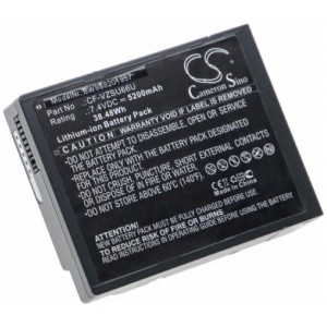 <b>Opis:</b><br><ul><li>Nadomestna baterija je izdelana po zasnovi in tehnologiji nemškega proizvajalca VHBW, kar zagotavlja odlično kvaliteto<br></li><li>Najsodobnejša tehnologija omogoča veliko ciklov polnjenja in praznjenja<br></li><li>Li-Ion celice so prijazne okolju, obenem pa zagotavljajo delovanje brez spominskega učinka<br></li><li>Termično stikalo ščiti baterijske celice pred pregrevanjem, prenapolnitvijo in kratkim stikom<br></li><li>Visoka kapaciteta baterije, podaljšan čas delovanja pri mirovanju naprave, zelo počasno samopraznjenje<br></li><li>100% kompatibilnost z originalno baterijo</li><li>Baterijo polnimo z originalnim ali nadomestnim polnilcem</li><li>Certifikati CE in ROHS</li></ul><br><p><b>Originalne oznake:</b><br></p><ul><li>CF-VZSU66<br></li><li>CF-VZSU66U</li></ul><br><p><b>Primerno za:</b></p>Panasonic Toughbook:<br><ul><li>CF-C1</li></ul><br><br><br><b>Lastnosti:</b><ul><li>Proizvajalec: VHBW</li><li>Barva: črna</li><li>Vrsta: Li-Ion</li><li>Napetost: 7,4 V</li><li>Kapaciteta: 5.200 mAh (38,48 Wh)</li><li>Število celic: 4</li></ul><br>