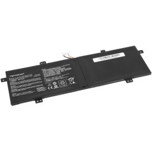 <b>Opis:</b><br><ul><li>Nadomestna baterija je izdelana po zasnovi in tehnologiji proizvajalca Movano, kar zagotavlja odlično kvaliteto<br></li><li>Najsodobnejša tehnologija omogoča veliko ciklov polnjenja in praznjenja<br></li><li>Li-Polymer celice so prijazne okolju, obenem pa zagotavljajo delovanje brez spominskega učinka<br></li><li>Termično stikalo ščiti baterijske celice pred pregrevanjem, prenapolnitvijo in kratkim stikom<br></li><li>Visoka kapaciteta baterije, podaljšan čas delovanja pri mirovanju naprave, zelo počasno samopraznjenje<br></li><li>100% kompatibilnost z originalno baterijo</li><li>Baterijo polnimo z originalnim ali nadomestnim polnilcem</li><li>Certifikati CE in ROHS</li></ul><br><p><b>Originalne oznake:</b><br></p><ul><li>0B200-03340000</li><li>C21N1833</li></ul><br><p><b>Primerno za:</b></p><ul></ul><br>Asus:<br><ul><li>IBX431FA, BX431FB, K431FA, K431FL, S431FA, S431FL, S431FL-AM043T, S431FL-EB064T, S4500FA, S4500FL, U4500FA, U4500FB, UX431, UX431DA, UX431DA-2B, UX431FA, UX431FA-2B, UX431FA-3B, UX431FA-ES51, UX431FA-ES74, UX431FB, UX431FL, UX431FL-AN024T, UX431FN, UX431FN-0023B8565U, V431FA, V431FL</li><li>Vivobook S S431FA-EB131T, VivoBook S14 S431FA, VivoBook S14 S431FA-AM001T, VivoBook S14 S431FA-AM010T, VivoBook S14 S431FA-AM012T, VivoBook S14 S431FA-AM016T, VivoBook S14 S431FA-AM041T, VivoBook S14 S431FA-AM049T, VivoBook S14 S431FA-AM106T, VivoBook S14 S431FA-AM107T, VIVOBOOK S14 S431FA-AM129T, VivoBook S14 S431FA-AM149, VivoBook S14 S431FA-EB019T, VivoBook S14 S431FA-EB020T, VivoBook S14 S431FA-EB030T, VivoBook S14 S431FA-EB032T, VivoBook S14 S431FA-EB039t, VivoBook S14 S431FA-EB045, VivoBook S14 S431FA-EB058T, VivoBook S14 S431FA-EB061, VivoBook S14 S431FA-EB068T, VivoBook S14 S431FA-EB096T, VivoBook S14 S431FA-EB104T, Vivobook S14 S431FA-EB141T, VivoBook S14 S431FA-EB156T, VivoBook S14 S431FA-EB159T, VivoBook S14 S431FA-EB168T, VivoBook S14 S431FA-EB503T, VivoBook S14 S431FA-EB511T, Vivobook S14 S431FA-EB512T, VivoBook S14 S431FA-EB513T, VivoBook S14 S431FA-EB514T, Vivobook S14 S431FA-EB525T, VivoBook S14 S431FL-AM028T, VIVOBOOK S14 S431FL-AM034T, Vivobook S14 S431FL-AM035T, Vivobook S14 S431FL-AM037T, Vivobook S14 S431FL-AM038T, VivoBook S14 S431FL-AM039T, VivoBook S14 S431FL-AM040T, VivoBook S14 S431FL-AM041T, VivoBook S14 S431FL-AM042T, VivoBook S14 S431FL-AM043T, VivoBook S14 S431FL-EB061, Vivobook S431FA-EB130T</li><li>ZenBook 14 UM431, ZenBook 14 UM431-AM010T, ZenBook 14 UM431DA, ZenBook 14 UM431DA-AM001T, ZenBook 14 UM431DA-AM003T, ZenBook 14 UM431DA-AM005T, ZenBook 14 UM431DA-AM009T, ZENBOOK 14 UM431DA-AM010T, ZenBook 14 UM431DA-AM011T, ZenBook 14 UM431DA-AM020T, ZenBook 14 UM431DA-AM021T, ZenBook 14 UM431DA-AM028T, ZenBook 14 UM431DA-AM030, ZenBook 14 UM431DA-AM045T, ZenBook 14 UM431DA-AM053, ZENBOOK 14 UM431DA-AM053T, ZENBOOK 14 UM431DA-AM058T, ZENBOOK 14 UM431DA-AM062T, ZenBook 14 UM431DA-PURE3, ZenBook 14 UM431DA-R5DV8AB1, Zenbook 14 UX431FA, ZenBook 14 UX431FA-AM013T, ZenBook 14 UX431FA-AM018R, Zenbook 14 UX431FA-AM018T, ZenBook 14 UX431FA-AM020T, ZenBook 14 UX431FA-AM021T, ZenBook 14 UX431FA-AM022R, ZenBook 14 UX431FA-AM022T, ZenBook 14 UX431FA-AM023T, ZenBook 14 UX431FA-AM025T, Zenbook 14 UX431FA-AM033T, Zenbook 14 UX431FA-AM043T, ZenBook 14 UX431FA-AM055T, ZenBook 14 UX431FA-AM058T, ZenBook 14 UX431FA-AM059T, ZenBook 14 UX431FA-AM060T, ZenBook 14 UX431FA-AM061T, ZenBook 14 UX431FA-AM065T, ZenBook 14 UX431FA-AM076T, ZenBook 14 UX431FA-AM082T, ZenBook 14 UX431FA-AM102T, ZenBook 14 UX431FA-AM123T, ZenBook 14 UX431FA-AM853T, ZenBook 14 UX431FA-AM892T, ZenBook 14 UX431FA-AM925, Zenbook 14 UX431FA-AN001T, Zenbook 14 UX431FA-AN004T, ZenBook 14 UX431FA-AN006T, Zenbook 14 UX431FA-AN012T, ZenBook 14 UX431FA-AN013T, Zenbook 14 UX431FA-AN015R, ZenBook 14 UX431FA-AN016T, ZenBook 14 UX431FA-AN022T, ZenBook 14 UX431FA-AN051, ZenBook 14 UX431FA-AN058T, ZenBook 14 UX431FA-AN060T, ZenBook 14 UX431FA-AN102T, ZenBook 14 UX431FA-AN106R, ZenBook 14 UX431FL-AN001T, ZenBook 14 UX431FL-AN002T, ZenBook 14 UX431FL-AN007T, ZenBook 14 UX431FL-AN009T, ZenBook 14 UX431FL-AN012T, ZENBOOK 14 UX431FL-AN018T, Zenbook 14 UX431FN, Zenbook 14 UX431FN-AN002T, ZenBook UX431, ZenBook UX431FA, ZenBook UX431FL-AN012T, ZenBook UX431FN<br></li></ul><br><b>Lastnosti:</b><ul><li>Proizvajalec: Movano</li><li>Barva: črna</li><li>Vrsta: Li-Polymer</li><li>Napetost: 7,4 V</li><li>Kapaciteta: 4.250 mAh (31 Wh)</li></ul><br>