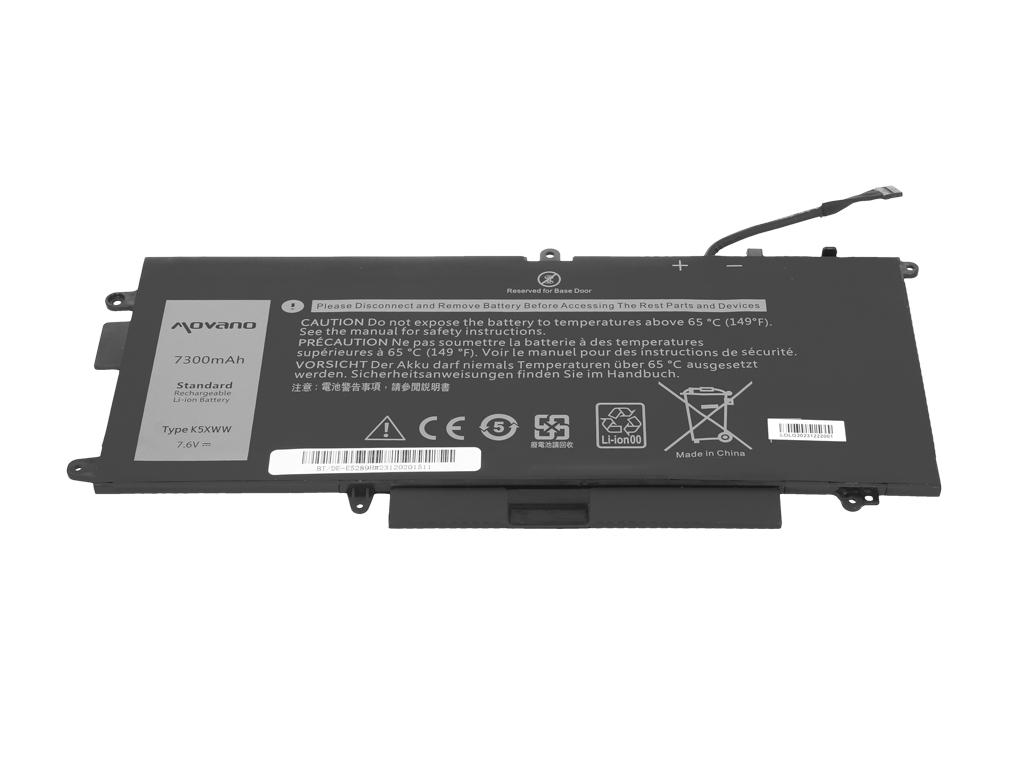 Baterija za Dell Latitude 12 5289 / 13 7389 / 13 7390 2-in-1, 7300 mAh - slika 3