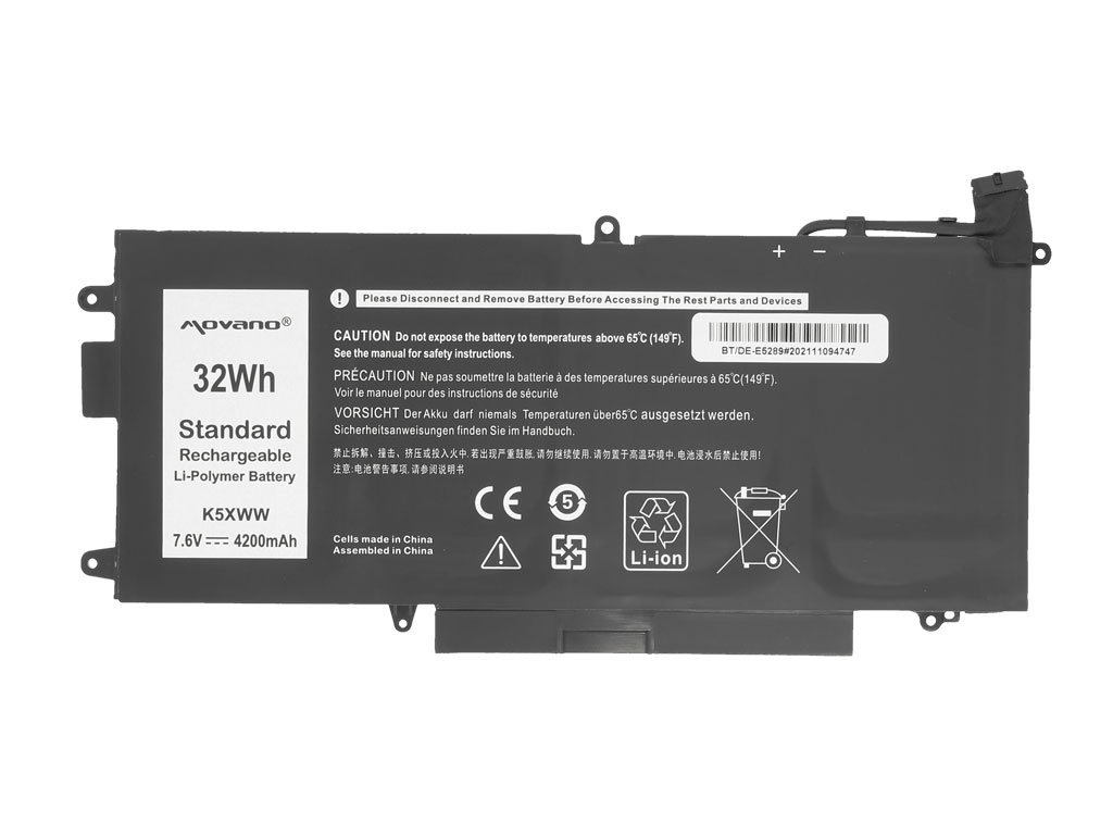 Baterija za Dell Latitude 12 5289 / 13 7389 / 13 7390 2-in-1, 4200 mAh - slika 5
