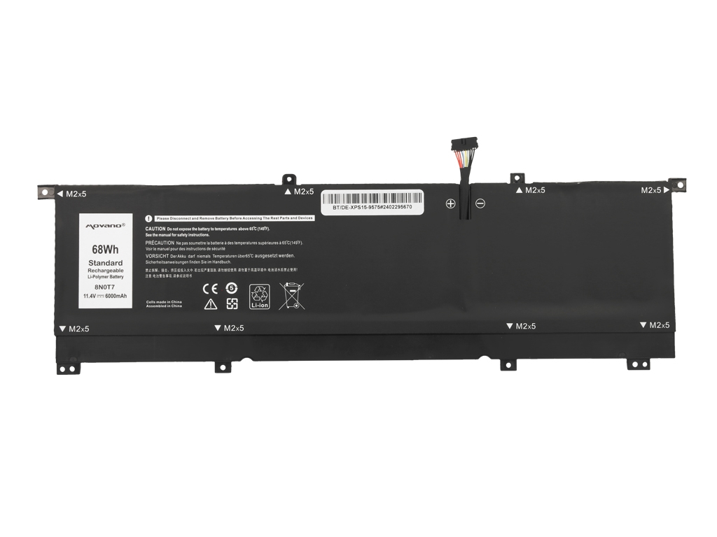 Baterija za Dell XPS 15 9575 / Precision 5530 2-in-1, 6000 mAh - slika 5