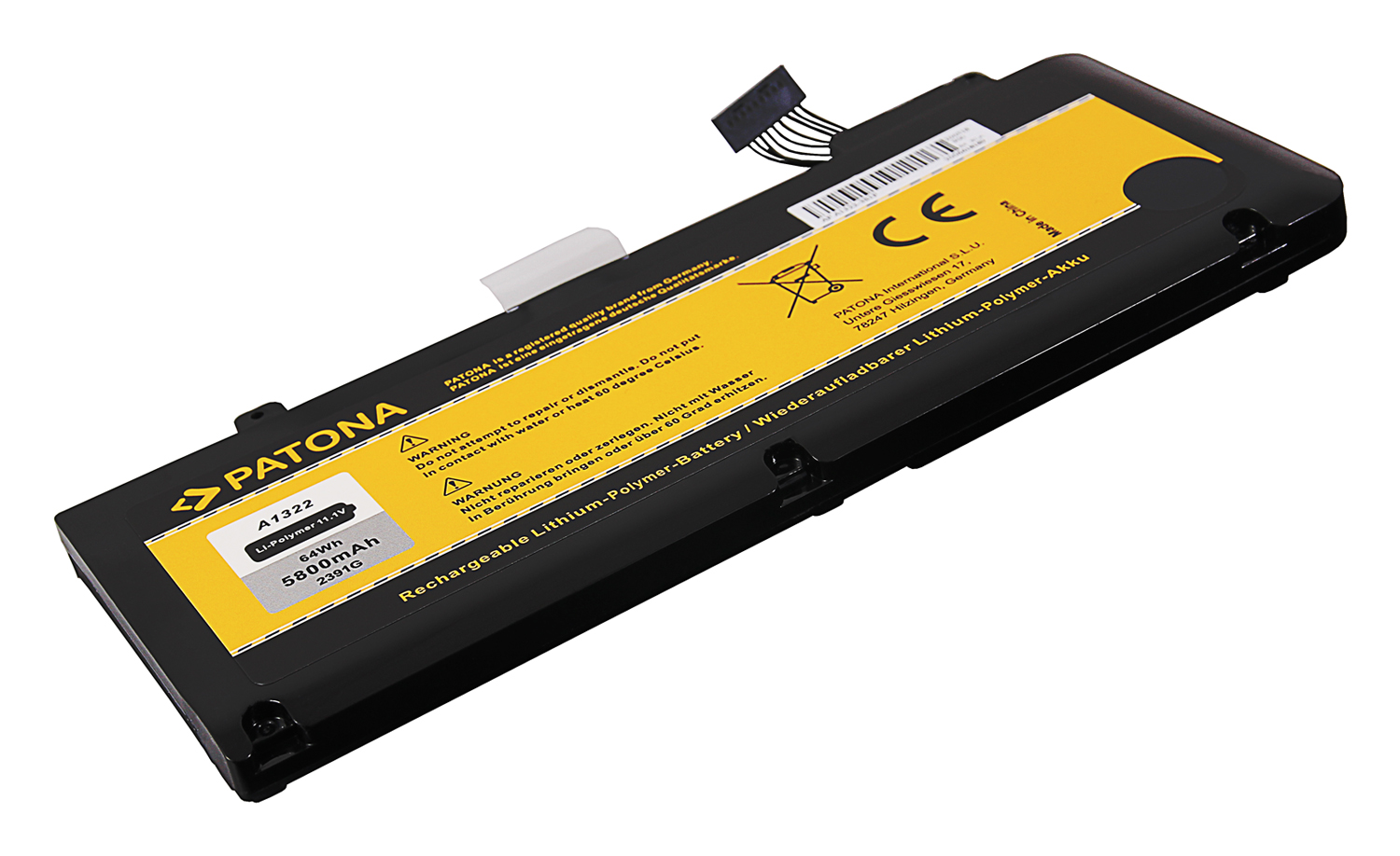 Baterija za Apple Macbook Pro 13" A1278 / A1322, 5800 mAh - slika 5