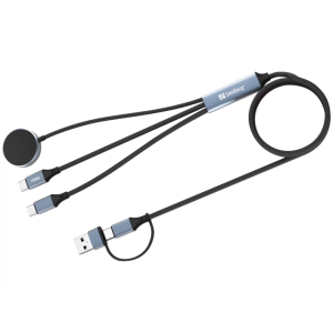 Sandberg 3v1 100W potovalni polnilni kabel