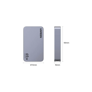 Ugreen Nexode Pro 65W 3 portni ultra-slim USB Gan polnilnik