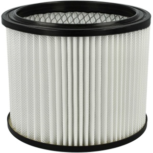 <br><br><p>Kvaliteten nadomestni kartušni filter za sesalnike Scheppach. Dimenzije filtra so 12,7 cm (notranji premer) x 16 cm (zunanji premer) x 13 cm (dolžina).<br></p><p><b>Vsebina kompleta:</b></p><ul><li>1 x kartušni filter</li></ul><br><p><b>Originalne oznake:</b></p><ul><li>7906300706</li></ul><br><p><b>Primerno za:</b></p><p>Scheppach:<br></p><ul><li>DC100</li></ul><br><br><br><b>Lastnosti:</b><ul><li>Proizvajalec: VHBW</li><li>Barva: bela</li></ul><br>