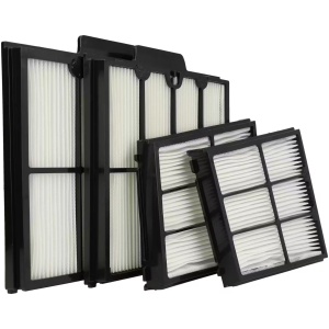 <br><br><p>Set nadomestnih HEPA filtrov za sesalnike Dolphin.<br></p><p><b>Vsebina kompleta:</b></p><ul><li>4 x HEPA filter H11 (2 x 18 cm x 14,3 cm x 1,7 cm + 1 x 21,5 cm x 18,2 cm x 1,7 cm + 1 x 18,8 cm x 18 cm x 1,7 cm)</li></ul><br><p><b>Originalne oznake:</b></p><ul><li>9991467-R4</li></ul><br><p><b>Primerno za:</b></p><p>Dolphin:<br></p><ul><li>20, 200, 30, 30, 30, 300, 300i, 30i, 35, 35, 40, 40i, 40i, 50i, 60, 60i, 920, 93 0, 930W, DX4, DX5i, E30, E30, E35, E40i, E50, E50i, E60i, E70, M600, Mercury, Premium, PS, PS Plus, Quantum, S200, S300, S300i, S400, SE, SI, T35, T45, T55i</li></ul><br>Delfin:<br><ul><li>2, 3, 30, 30, 30, 35, 35, 3i, 40i, 40i, 40i, 40i, 50i, 60, 70, 70i, 30i, 35i, 40i, 50i, INT, M600, M700, Plus, Plus, R2, SX 30, SX 35, SX 40i, X6, X7, Z1B, Z2C, Z3i</li></ul><br><br><br><b>Lastnosti:</b><ul><li>Proizvajalec: VHBW</li><li>Barva: bela</li></ul><br>