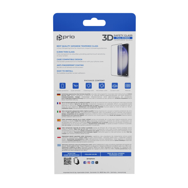 Kaljeno zaščitno steklo za Samsung Galaxy A15 / A15 5G, Full Cover 3D - slika 5