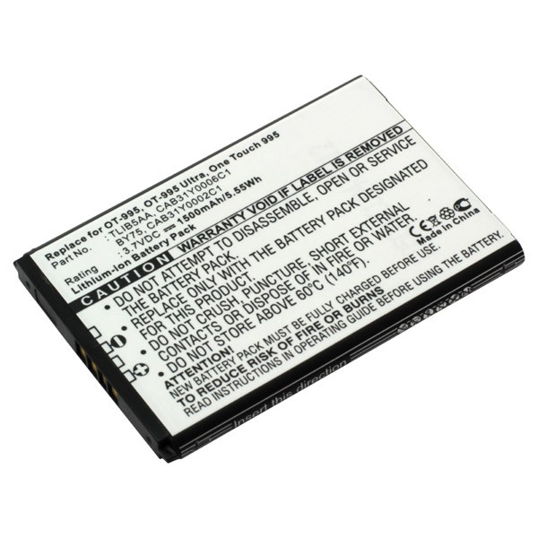 Baterija za Alcatel OT-995, 1500 mAh - slika 2