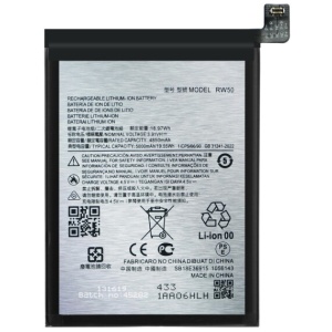 <b>Opis:</b><br><ul><li>Nadomestna baterija je izdelana po zasnovi in tehnologiji nemškega proizvajalca MPS, kar zagotavlja odlično kvaliteto<br></li><li>Najsodobnejša tehnologija omogoča veliko ciklov polnjenja in praznjenja<br></li><li>Li-Polymer celice so prijazne okolju, obenem pa zagotavljajo delovanje brez spominskega učinka<br></li><li>Termično stikalo ščiti baterijske celice pred pregrevanjem, prenapolnitvijo in kratkim stikom<br></li><li>Visoka kapaciteta baterije, podaljšan čas delovanja pri mirovanju naprave, zelo počasno samopraznjenje<br></li><li>100% kompatibilnost z originalno baterijo</li><li>Baterijo polnimo z originalnim ali nadomestnim polnilcem</li><li>Certifikati CE in ROHS</li></ul><br><br><p><b>Originalne oznake:</b></p><ul><li></li><li>XT2437-2</li><li>RW50</li></ul><br><br><p><b>Primerno za:</b></p><p>Motorola:</p><ul><li>Moto G75</li></ul><br><b>Lastnosti:</b><ul><li>Proizvajalec: MPS</li><li>Vrsta: Li-Polymer</li><li>Napetost: 3,91 V</li><li>Kapaciteta: 5.000 mAh (19,55 Wh)</li></ul><br>