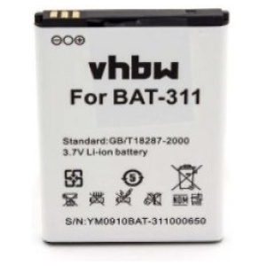 <b>Opis:</b><br><ul><li>Nadomestna baterija je izdelana po zasnovi in tehnologiji nemškega proizvajalca VHBW, kar zagotavlja odlično kvaliteto<br></li><li>Najsodobnejša tehnologija omogoča veliko ciklov polnjenja in praznjenja<br></li><li>Li-Ion celice so prijazne okolju, obenem pa zagotavljajo delovanje brez spominskega učinka<br></li><li>Termično stikalo ščiti baterijske celice pred pregrevanjem, prenapolnitvijo in kratkim stikom<br></li><li>Visoka kapaciteta baterije, podaljšan čas delovanja pri mirovanju naprave, zelo počasno samopraznjenje<br></li><li>100% kompatibilnost z originalno baterijo</li><li>Baterijo polnimo z originalnim ali nadomestnim polnilcem</li><li>Certifikati CE in ROHS</li></ul><br><br><p><b>Originalne oznake:</b></p><ul><li>BAT-311</li><li>BAT-311(1ICP5/43/55)</li><li>KT.0010S.011<br></li></ul><br><br><p><b>Primerno za:</b></p><p>Acer:</p><ul><li>Liquid Z200, Liquid M220, Liquid M220 Dual SIM, Liquid Z220, Liquid Z220 Duo, Liquid Z220 Dual SIM</li></ul><br><b>Lastnosti:</b><ul><li>Proizvajalec: VHBW</li><li>Vrsta: Li-Ion</li><li>Napetost: 3,7 V</li><li>Kapaciteta: 1.400 mAh (5,18 Wh)</li></ul><br>
