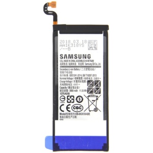 <b>Opis:</b><br><ul><li><b>Originalna baterija proizvajalca Samsung</b><br></li><li>Najsodobnejša tehnologija omogoča veliko ciklov polnjenja in praznjenja<br></li><li>Li-Ion celice so prijazne okolju, obenem pa zagotavljajo delovanje brez spominskega učinka<br></li><li>Termično stikalo ščiti baterijske celice pred pregrevanjem, prenapolnitvijo in kratkim stikom<br></li><li>Visoka kapaciteta baterije, podaljšan čas delovanja pri mirovanju naprave, zelo počasno samopraznjenje<br></li><li>Baterijo polnimo z originalnim ali nadomestnim polnilcem<br></li><li>Certifikati CE in ROHS</li><li>Bulk pakiranje<br></li></ul><br><br><p><b>Originalne oznake:</b></p><ul><li>EB-BG930ABE<br></li></ul><br><br><p><b>Primerno za:</b></p><p>Samsung:</p><ul><li>Galaxy S7, SM-G930, SM-G930F</li></ul><br><b>Lastnosti:</b><ul><li>Proizvajalec: Samsung</li><li>Vrsta: Li-Ion</li><li>Napetost: 3,85 V</li><li>Kapaciteta: 3.000 mAh (11,55 Wh)</li></ul><br>