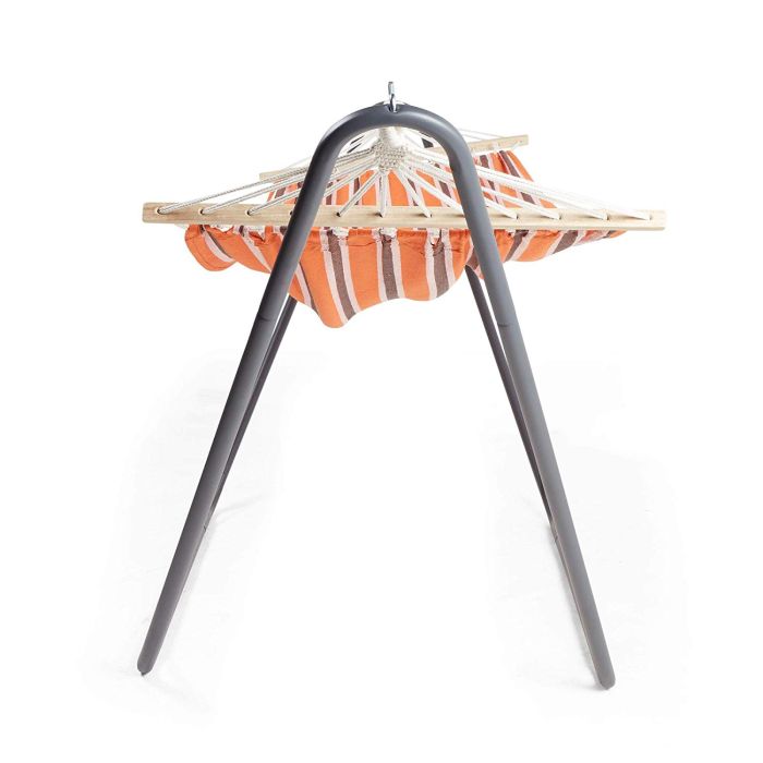 VonHaus viseča mreža z okvirjem oranžna - slika 2