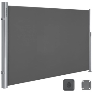 SONGMICS Stranski senčnik 160 x 350 cm antracit, GSA165G02 | E-specialisti.si