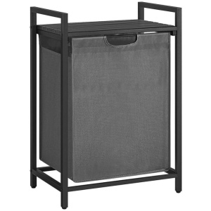 VASAGLE košara za perilo, črna, BLH101B01 | E-specialisti.si