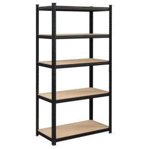 SONGMICS Regal 50 x 100 x 200 cm rjavo-črna, GLR050B01 | E-specialisti.si