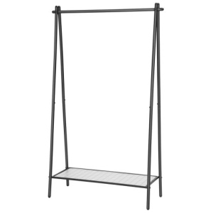SONGMICS Stojalo za oblačila 92.5 x 33.5 x 153 cm črno, HSR23BK | E-specialisti.si