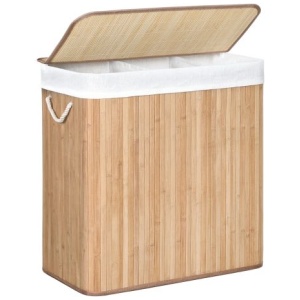 SONGMICS Košara za perilo Bamboo 3 x 50L, LCB091N01 | E-specialisti.si