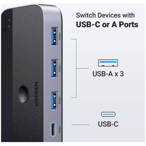 ki si delita naprave USB C & A