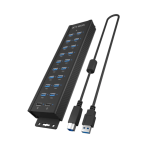IcyBox IB-HUB1720-U3 20 v 1 portni USB hub