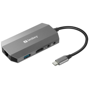Sandberg USB-C 6 v 1 Travel Dock priklopna postaja