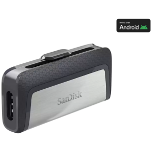 SanDisk 64GB Ultra Dual USB-C/A 3.1 Gen 1 USB ključ