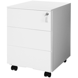 SONGMICS Pisarniška omarica na kolesih OFC63WT