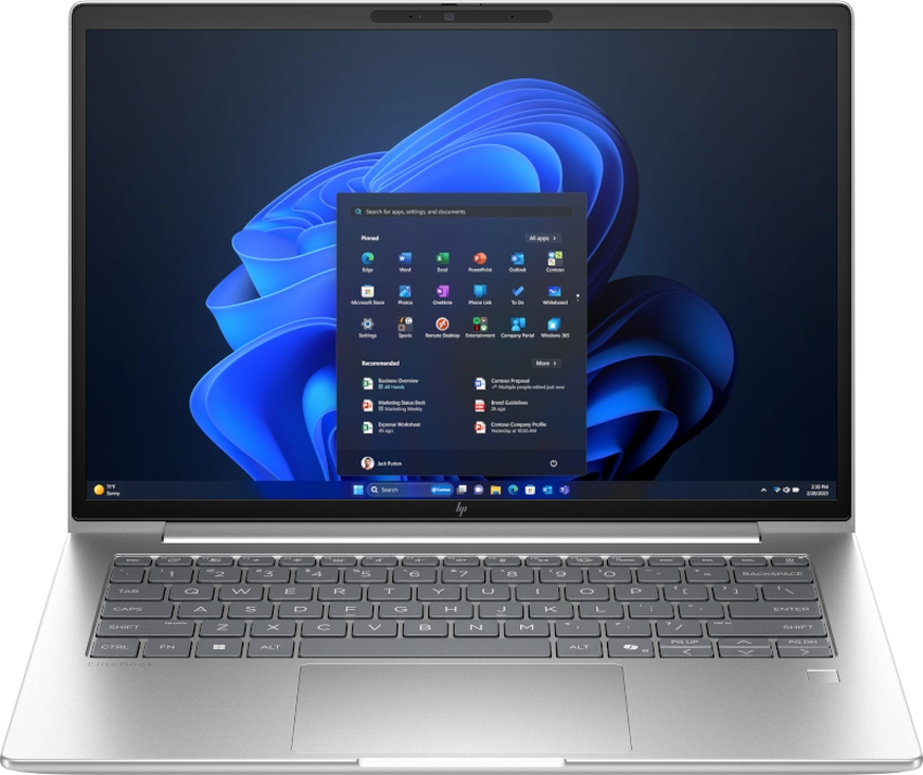 Intel Core Ultra 5 225U (1,5 GHz), 35,6 cm (14,0″) WUXGA (1920x1200) AG UWVA LED IPS 60 Hz, 16 GB DDR5-5600, SSD 512 GB M.2 PCIe NVMe, Intel Xe Graphics (IGP), HDMI 2.1, 2x Thunderbolt 4 (USB-C/DisplayPort - 40Gbps), 2x USB-A 3.2 Gen1 (5Gbps), Wi-Fi 7 (2x2), Bluetooth 5.4, WWAN HP R15 4G, Webcam, Fingerprint, Backlit Kbd., Microsoft Windows 11 Pro (64-bit)