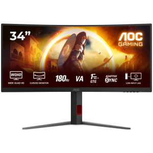 AOC Gaming CU34G4 34" WQHD 3440 x 1440 1ms 180Hz HDR10 ukrivljen monitor