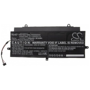 <p><b>Opis:</b><br></p><ul><li>Nadomestna baterija je izdelana po zasnovi in tehnologiji nemškega proizvajalca VHBW, kar zagotavlja odlično kvaliteto<br></li><li>Najsodobnejša tehnologija omogoča veliko ciklov polnjenja in praznjenja<br></li><li>Li-Polymer celice so prijazne okolju, obenem pa zagotavljajo delovanje brez spominskega učinka<br></li><li>Termično stikalo ščiti baterijske celice pred pregrevanjem, prenapolnitvijo in kratkim stikom<br></li><li>Visoka kapaciteta baterije, podaljšan čas delovanja pri mirovanju naprave, zelo počasno samopraznjenje<br></li><li>100% kompatibilnost z originalno baterijo</li><li>Baterijo polnimo z originalnim ali nadomestnim polnilcem</li><li>Certifikati CE in ROHS</li></ul><br><p><b>Originalne oznake:</b><br></p><ul><li>G71C000GG110<br></li><li>P000592540</li><li>P000673860</li><li>PA5160U-1BRS</li></ul><br><p><b>Primerno za:</b></p>Toshiba:<br><ul><li>KIRA 13 Kirabook, KIRA-101, KIRA-102, KIRA-10D, KIRA-AT01S, Kirabook U930t-B, PSU8SA-00C006, PSU8SA-00C00T, PSU8SA-00T00U, PSU8SA-00U00T, PSU8SA-00V00U, PSUC1A-002005, PSUC1A-007005, PSUC1A-00E010, PSUC2A-003009, Satellite Pro PSKJPA-00E00U, Satellite Pro PSKK3A-001001, Satellite Pro PSKK7A-002002, Satellite Pro PSKK7A-002002-851NLB, Satellite Pro PSKK7A-006003, Satellite PSKHAA-01D00N, Satellite PSKHEA-00M007, Satellite PSKHEA-00T008, Satellite PSKHWA-005003, Satellite PSKJNA-028010, Satellite PSKKWA-00J006, Satellite PSKKWA-00K006, Satellite PSKKWA-00L007, Satellite PSKKWA-00M007, Satellite PSKL6A-00R004, Satellite PSKL6A-013004, Satellite PSKLAA-002001, Satellite PSKLAA-013001, Satellite PSKLAA-030001, Satellite PSKLAA-033001, Satellite PSKLEA-00D001, Satellite PSKLEA-00M001, Satellite PSKLNA-00P001, Satellite PSKLNA-00V001, Satellite PSKLNA-01Q00J, Satellite PSKLNA-01R00J, Satellite PSKLWA-004001, Satellite PSKLWA-005001, Satellite PSKLWA-006002, Satellite PSKLWA-009002, Satellite PSKM2A-008005, Satellite PSKM2A-009005, Satellite PSKM2A-00G005, Satellite PSPMHA-01300L, Satellite PSPMHA-01600L, Satellite PSPMHA-01C00L, Satellite PSPMHA-01D00L, Satellite PSPMHA-09M04S, Satellite PSPMHA-0DP04S, Satellite PSPMHA-0EE04S, Satellite PSPNUA-00G00R, Satellite PSPNUA-02N00R, Satellite PSPNVA-00R00N, Satellite PSPNVA-01000N, Satellite PSPNVA-01E00N, Satellite PSPNVA-01R00N, Satellite PSPNVA-04100N</li></ul><br><b>Lastnosti:</b><ul><li>Proizvajalec: VHBW</li><li>Vrsta: Li-Polymer</li><li>Napetost: 14,8 V</li><li>Kapaciteta: 14,8 V</li></ul><br>