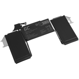 <b>Opis:</b><br><ul><li>Nadomestna baterija je izdelana po zasnovi in tehnologiji proizvajalca Green Cell, kar zagotavlja odlično kvaliteto<br></li><li>Najsodobnejša tehnologija omogoča veliko ciklov polnjenja in praznjenja<br></li><li>Li-Polymer celice so prijazne okolju, obenem pa zagotavljajo delovanje brez spominskega učinka<br></li><li>Termično stikalo ščiti baterijske celice pred pregrevanjem, prenapolnitvijo in kratkim stikom<br></li><li>Visoka kapaciteta baterije, podaljšan čas delovanja pri mirovanju naprave, zelo počasno samopraznjenje<br></li><li>100% kompatibilnost z originalno baterijo</li><li>Baterijo polnimo z originalnim ali nadomestnim polnilcem</li><li>Certifikati CE in ROHS</li></ul><br><p><b>Originalne oznake:</b></p><ul><li>A1965<br></li><li>020-02455</li><li>020-02459</li><li>661-11676</li></ul><br><br><p><b>Primerno za:</b></p><p>Apple: <br></p><ul><li>MacBook Air 13 inch A1932 (EMC 3184), MacBook Air 13 inch A1932 (Late 2018), MacBook Air 13 inch Retina A1932 (EMC 3184), MacBook Air 13 MRE82CH/A, MacBook Air 13 MRE92CH/A, MacBook Air 13 MREC2CH/A, MacBook Air 13 MREE2CH/A, MacBook Air 13 MREF2CH/A, MacBook Air 13 Retina A1932 2018, MacBook Air 13.3, MacBook Air 2018, MacBook Air Core I5 1.6 13-inch TRUE TONE Retina 2019, MacBook Air Core I5 1.6GHZ 13 inch A1932 (EMC 3184), MacBook Air Core I5 1.6GHZ 13 inch A1932 (Late 2018), MacBook Air Core I5 1.6GHZ 13 inch A1932 (TRUE TONE 2019), MRE82LL/A, MVFH2LL/A<br></li></ul><br><b>Lastnosti:</b><ul><li>Proizvajalec: Green Cell</li><li>Barva: črna</li><li>Vrsta: Li-Polymer</li><li>Napetost: 11,4 V</li><li>Kapaciteta: 4.200 mAh (48 Wh)</li></ul><br>