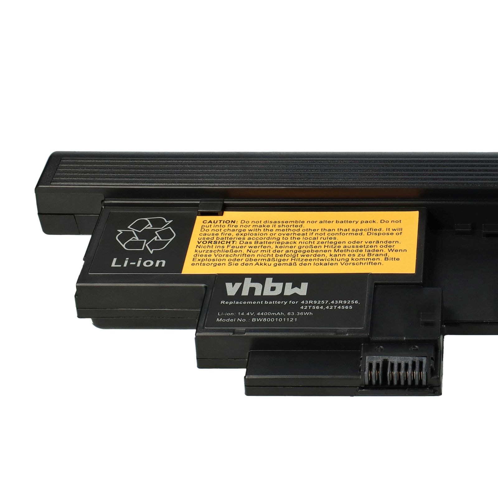 Baterija za Lenovo Thinkpad X200 / X201 Tablet-PC, 4400 mAh - slika 6