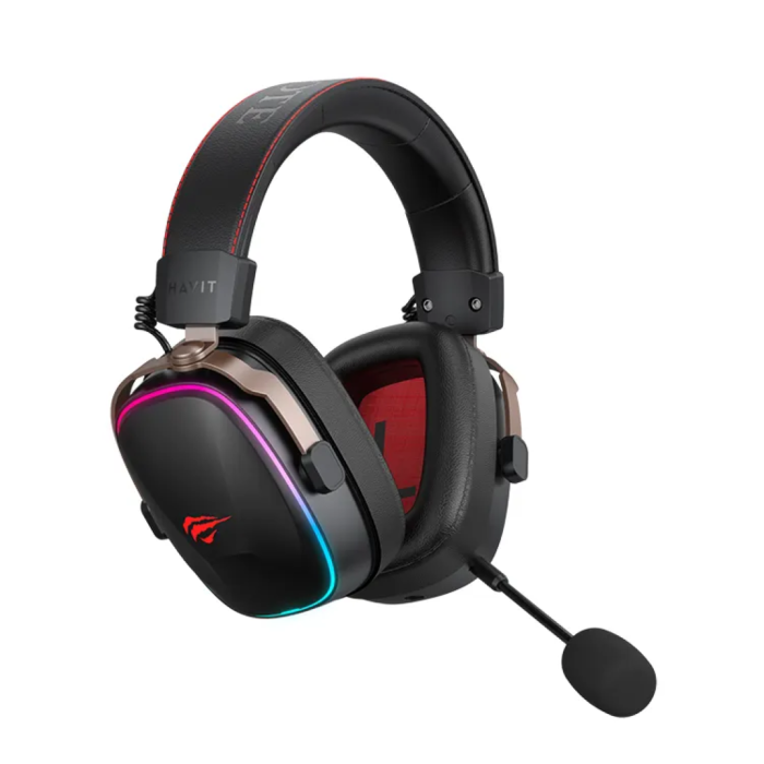 HAVIT Gamenote RGB LED brezžične slušalke z mikrofonom HV-H2039BG - slika 2