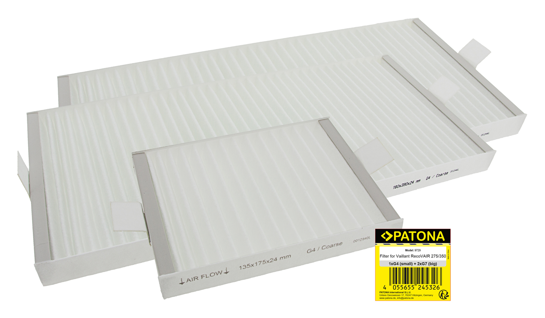 Filter za Vaillant RecoVAIR 275 / 350, G4 - slika 7