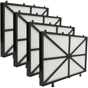 <br><p>Set nadomestnih&nbsp;HEPA filtrov za sesalnike Dolphin.<br></p><p><b>Vsebina kompleta:</b></p><ul><li>4 x filter HEPA H11 (26,5 cm x 15,8 cm x 1,1 cm)</li></ul><br><p><b>Originalne oznake:</b></p><ul><li>9991433-R4</li></ul><br><p><b>Primerno za:</b></p><p>Dolphin:<br></p><ul><li>10, 15, 20, 30, 65, 90, Aktiv Freiheit, Bio, Bluemaxi 65i, C3, C4, CC Plus, Classic, E55, E70, E80, E90, Eco 40, Eco 50, Eco 60, Explorer, Explorer Plus, Freiheit, Liberty, Liberty, LR6, M200, M400, M500,&nbsp;M3, M4, M4 Pro, M5, R4, R5, R6, SF 40, SF 50, SF 60, Triton Plus, X 4, X3, X5, X60, XL, Z5i</li></ul><br><br><br><b>Lastnosti:</b><ul><li>Proizvajalec: VHBW</li><li>Barva: bela</li></ul><br>