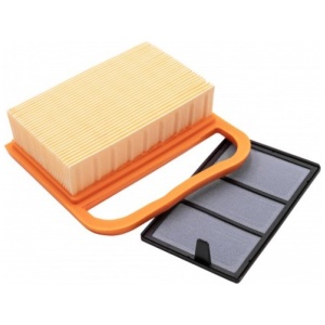 <br><p>Set filtrov za motorne žage Stihl.<br></p><p><b>Vsebina kompleta:</b></p><ul><li>1 x zračni filter (dimenzije 14,4 cm x 9,2 cm x 4,4 cm)</li><li>1 x dodatni filter (dimenzije 13,3 cm x 8,0 cm x 0,5 cm)</li></ul><br><p><b>Originalne oznake:</b></p><ul><li><li>4238 140 1800</li><li>4238 140 4401</li><li>4238 140 4402</li><li>4238 140 4403</li><li>4238 140 4404</li><li>4238 141 0300</li></li></ul><br><p><b>Primerno za:</b></p><p>Stihl:<br></p><ul><li>TS 410, TS 420, TS 480, TS 500i</li></ul><br><br><br><b>Lastnosti:</b><ul><li>Proizvajalec: VHBW</li></ul><br>