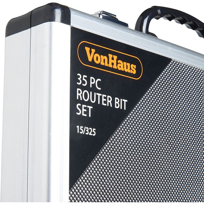 VonHaus 35-delni set nastavkov za rezkarja 6mm - slika 2