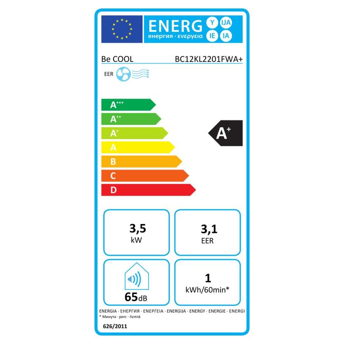 Be Cool Prenosna klimatska naprava 12.000 BTU z WiFi - slika 2