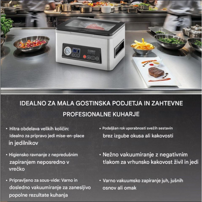 CASO VacuChef 40 Vakumirna komora 280W - slika 2